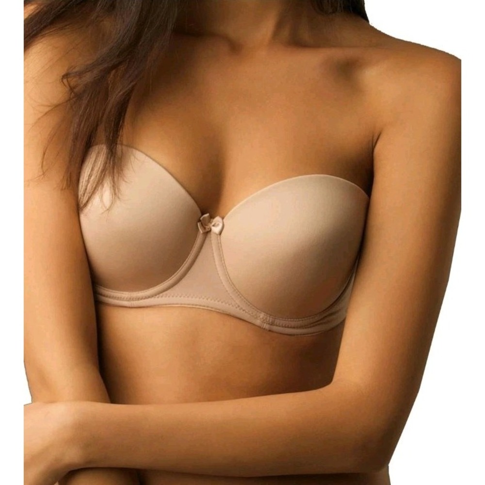 Va Bien 1506 Ultra Lift Full Cup Perfect Strapless Bra 34F New w/ Tags!